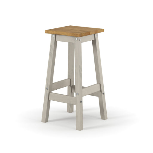 Corona High Breakfast Stools (pair) - Grey - LuminexFurnitureStoolCRG205