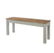 Corona Large Bench Grey - Solid Pine - LuminexFurnitureBench SeatCRG109