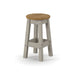 Corona Low Round Breakfast Stools (pair) - Grey - LuminexFurnitureStoolCRGSTL