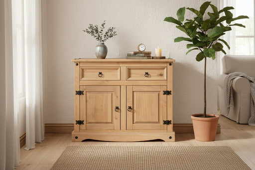 Corona Sideboard Small Antique Waxed Pine - Luminex FurnitureSideboardCR915