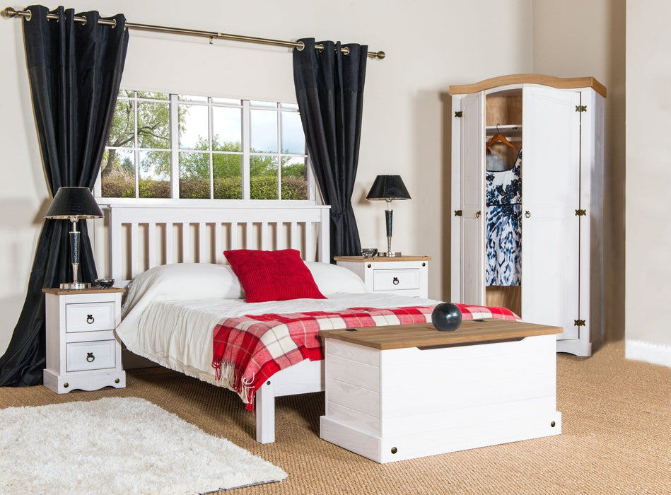 Corona Storage Trunk - White Wax - LuminexFurnitureStorage TrunkCRW140