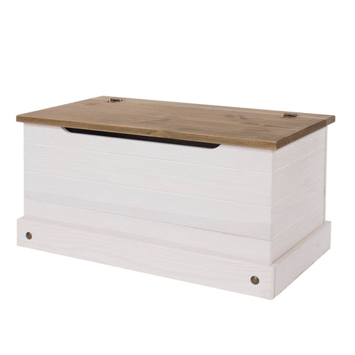 Corona Storage Trunk - White Wax - LuminexFurnitureStorage TrunkCRW140
