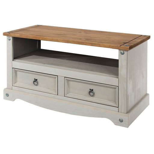 Corona Tv Unit Antique Waxed Pine - LuminexFurnitureTV UnitCR910