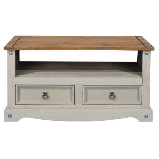 Corona Tv Unit Antique Waxed Pine - LuminexFurnitureTV UnitCR910