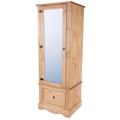 Corona Wardrobe Grey Wax - LuminexFurnitureWardrobeCR525