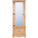 Corona Wardrobe Grey Wax - LuminexFurnitureWardrobeCR525