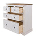 Corona White 2+2 Drawer Chest – White Wax - LuminexFurnitureChest of DrawersCRW112