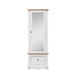 Corona White Wardrobe Antique Waxed Pine - LuminexFurnitureWardrobeCRW125