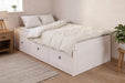 Corona White Wax Single Cabin Bed with Storage - Luminex FurnitureWooden BedsCRW800