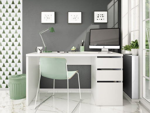 Cortesi Arctic White Home Office Desk - Luminex FurnitureDesk3290