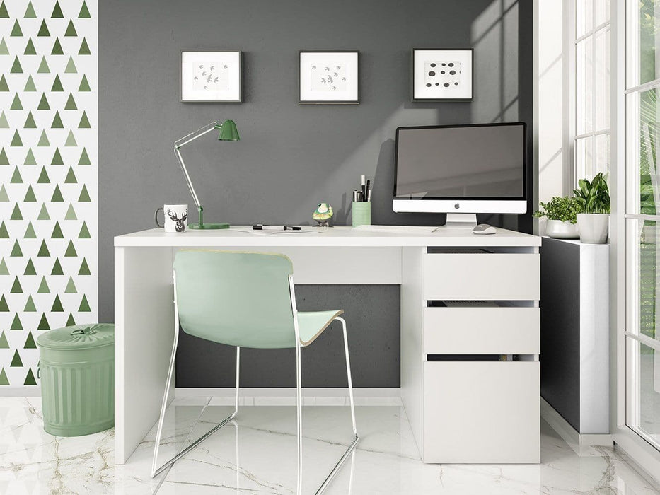 Cortesi Arctic White Home Office Desk - Luminex FurnitureDesk3290