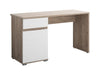 Cortina Oak & White Gloss Office Desk - Luminex FurnitureDesk3037