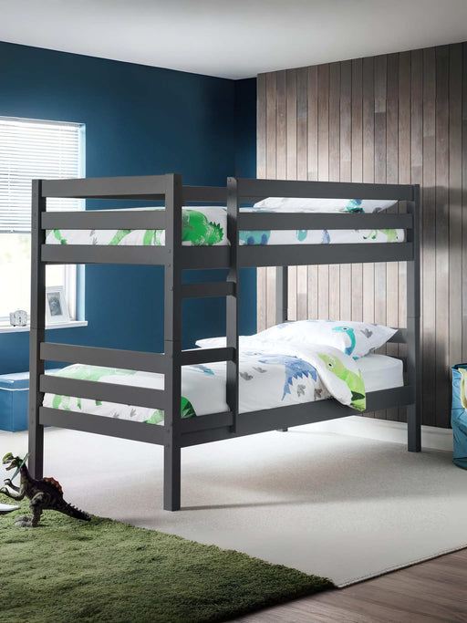 Cosmo Bunk Bed Anthracite – Solid Pine Kids’ Bunk - Luminex FurnitureBunk BedCAM605