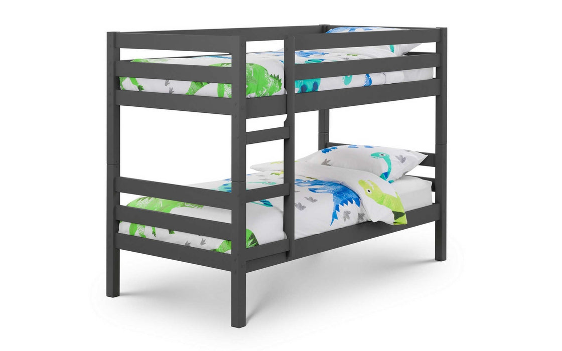 Cosmo Bunk Bed Anthracite – Solid Pine Kids’ Bunk - Luminex FurnitureBunk BedCAM605