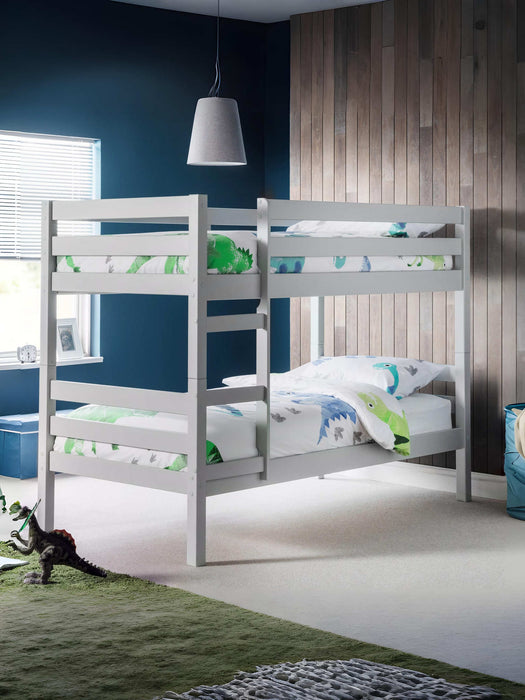 Cosmo Bunk Bed Dove Grey – Solid Pine Kids’ Bunk - Luminex FurnitureBunk BedCAM501