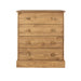 Cotswold 4 Drawer Chest – Antique Waxed Pine - LuminexFurnitureChest of DrawersCT114