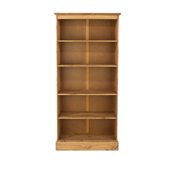 Cotswold Bookcase Antique Waxed Pine Tall - LuminexFurnitureBookcaseCT812