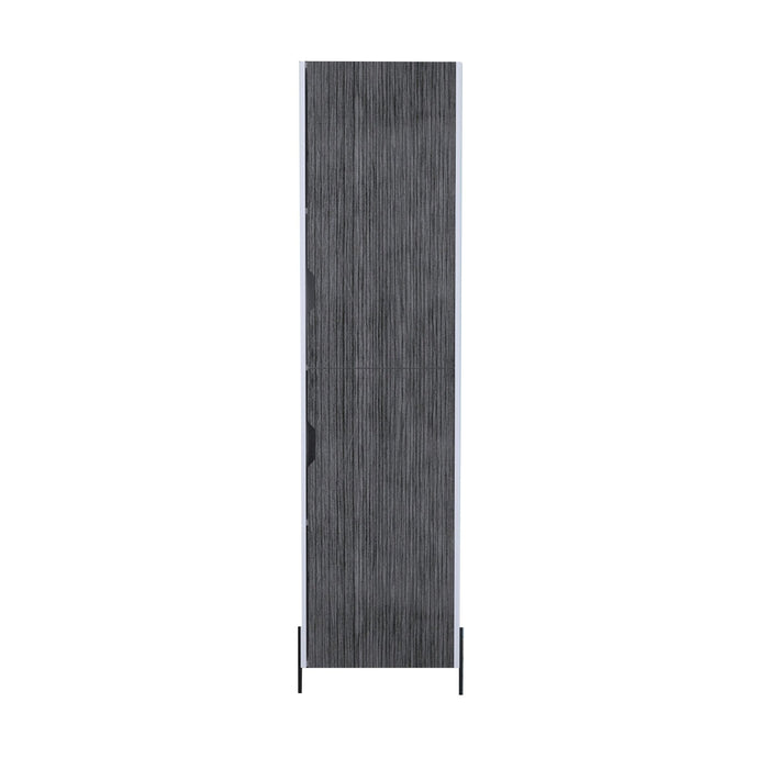 Dallas Bookcase White Tall Storage Cabinet - LuminexFurnitureBookcaseDL924