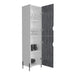 Dallas Bookcase White Tall Storage Cabinet - LuminexFurnitureBookcaseDL924