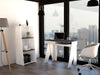 Dallas Bookcase White With Doors - LuminexFurnitureBookcaseDL204