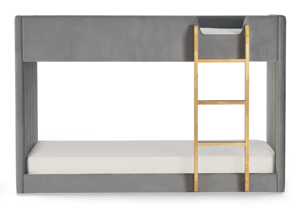 Dandelion Bunk – Grey Velvet Kids’ Bunk Bed - Luminex FurnitureBunk BedDAY001
