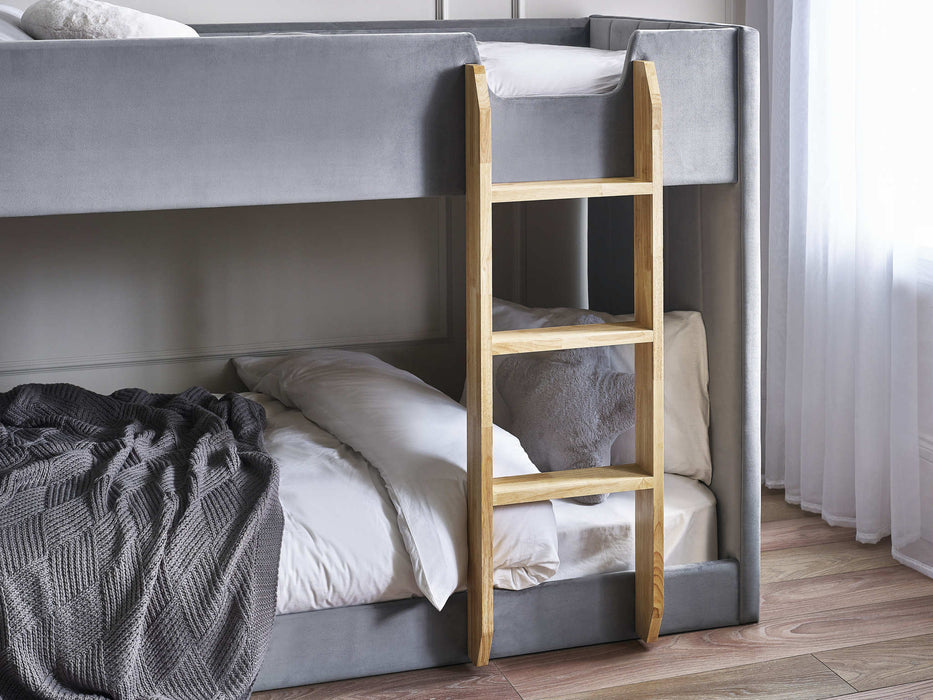 Dandelion Bunk – Grey Velvet Kids’ Bunk Bed - Luminex FurnitureBunk BedDAY001