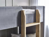 Dandelion Bunk – Grey Velvet Kids’ Bunk Bed - Luminex FurnitureBunk BedDAY001