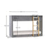 Dandelion Bunk – Grey Velvet Kids’ Bunk Bed - Luminex FurnitureBunk BedDAY001