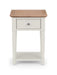 Daphne 1 Drawer Lamp Table – Grey & Limed Oak Effect - Luminex FurnitureLamp TablePRO104