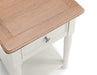 Daphne 1 Drawer Lamp Table – Grey & Limed Oak Effect - Luminex FurnitureLamp TablePRO104
