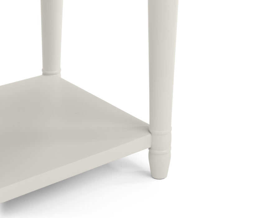 Daphne 1 Drawer Lamp Table – Grey & Limed Oak Effect - Luminex FurnitureLamp TablePRO104
