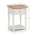 Daphne 1 Drawer Lamp Table – Grey & Limed Oak Effect - Luminex FurnitureLamp TablePRO104