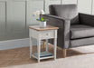 Daphne 1 Drawer Lamp Table – Grey & Limed Oak Effect - Luminex FurnitureLamp TablePRO104