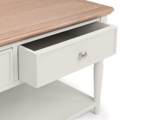 Daphne Coffee Table – Grey & Limed Oak | Elegant 2 Drawer Table - Luminex FurnitureCoffee TablePRO105
