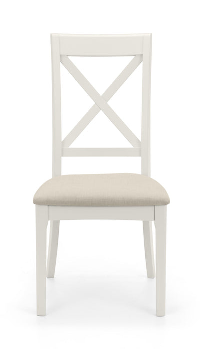 Daphne Dining Chairs – Grey & Ivory (Set of 2) - Luminex FurnitureChairsPRO103