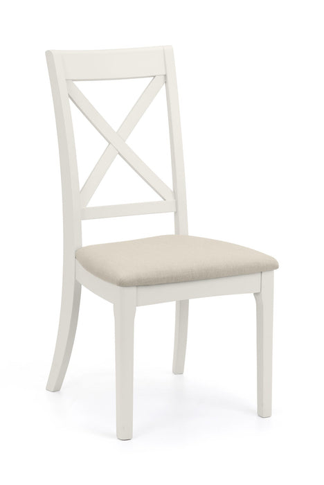 Daphne Dining Chairs – Grey & Ivory (Set of 2) - Luminex FurnitureChairsPRO103