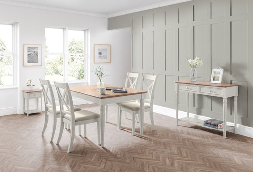 Daphne Dining Chairs – Grey & Ivory (Set of 2) - Luminex FurnitureChairsPRO103