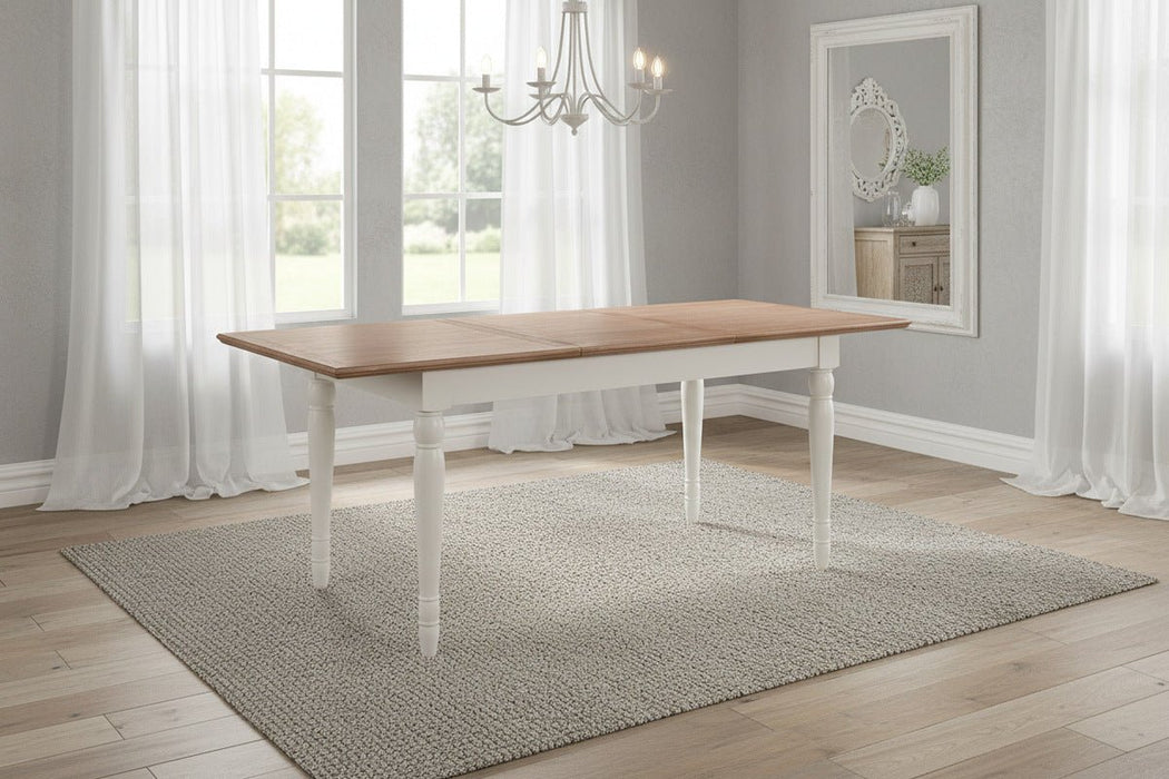 Daphne Extending Dining Table - Grey & Limed Oak, 190cm - Luminex FurnitureDining TablePRO101