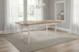 Daphne Extending Dining Table - Grey & Limed Oak, 190cm - Luminex FurnitureDining TablePRO101