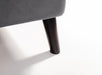 Delaney Curved Velvet Bed - Teal or Grey - Luminex FurnitureFabric BedsFRI011