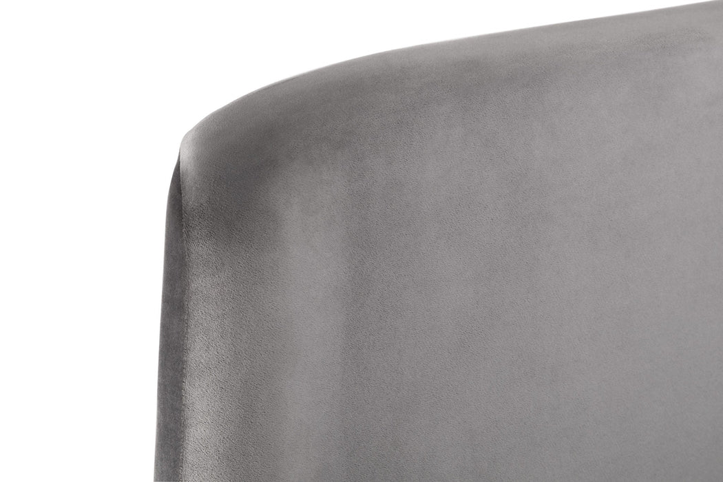 Delaney Velvet Storage Bed with Elegant Curved Headboard - Luminex FurnitureFabric BedsFRI061
