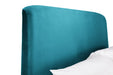 Delaney Velvet Storage Bed with Elegant Curved Headboard - Luminex FurnitureFabric BedsFRI061