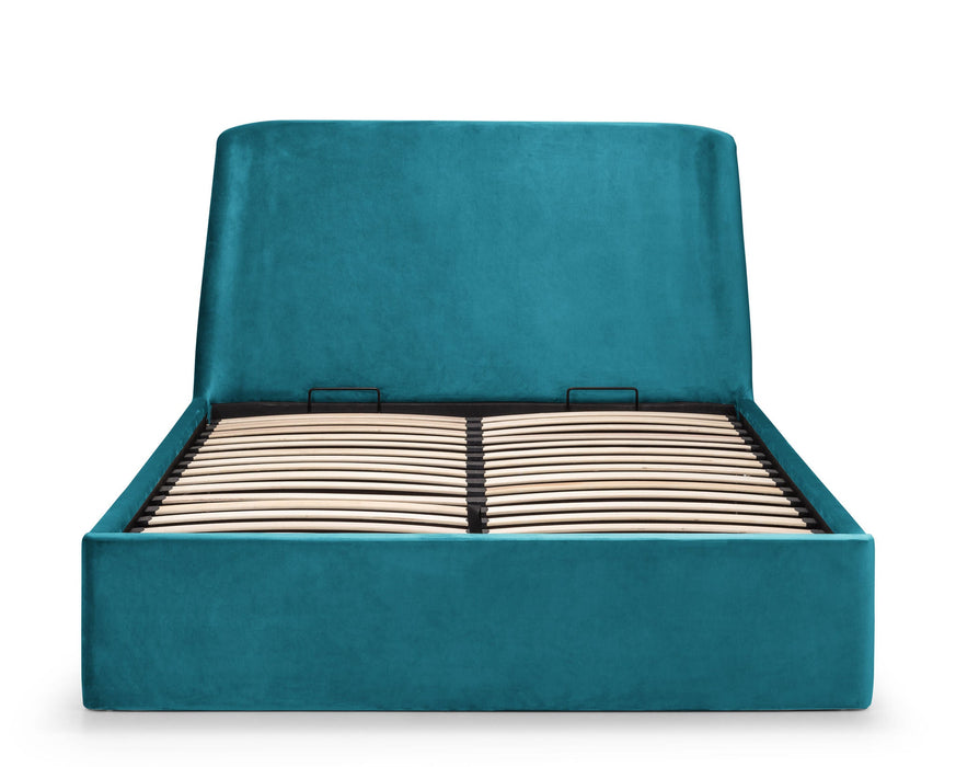Delaney Velvet Storage Bed with Elegant Curved Headboard - Luminex FurnitureFabric BedsFRI061