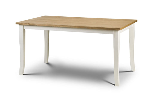 Delphine Oak &amp; White Dining Table - Luminex FurnitureDining TableDAV001