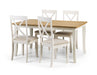 Delphine Oak &amp; White Dining Table - Luminex FurnitureDining TableDAV001