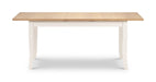 Delphine Oak & Ivory Extending Dining Table - Luminex FurnitureDining TableDAV011