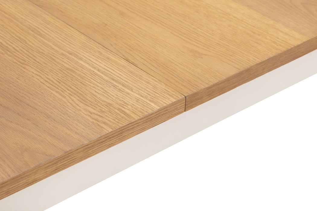 Delphine Oak & Ivory Extending Dining Table - Luminex FurnitureDining TableDAV011