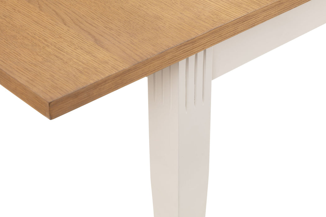 Delphine Oak & Ivory Extending Dining Table - Luminex FurnitureDining TableDAV011