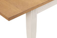 Delphine Oak & Ivory Extending Dining Table - Luminex FurnitureDining TableDAV011