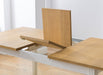 Delphine Oak & Ivory Extending Dining Table - Luminex FurnitureDining TableDAV011
